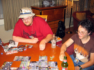 The board gamer and fiance (Click to enlarge)