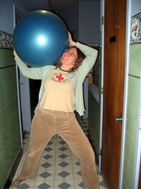 Me with a ball (Click to enlarge)