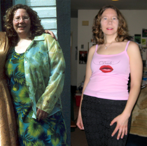 Alyce, before and after (Click to enlarge)