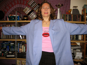 Alyce in big jacket (Click to enlarge)