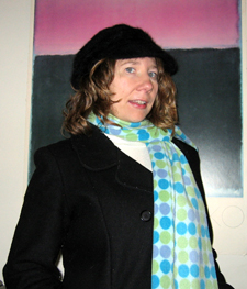 Alyce in black newsboy hat (Click to enlarge)