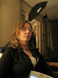 Alyce acting serious (Click to enlarge)
