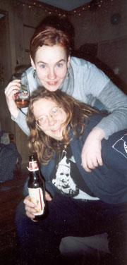 Alyce and sister, 2000  (Click to enlarge)
