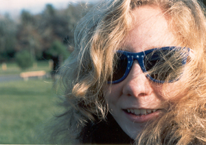 Alyce  in star-spangled glasses (Click to enlarge)