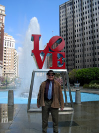Dean in Love Park (click to enlarge)