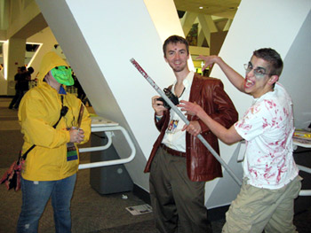 Zombie cosplayers (Click to enlarge)