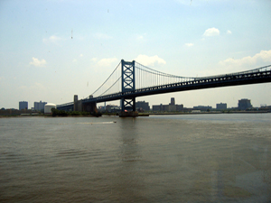 Ben Franklin Bridge (Click to enlarge)