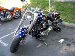 Patriotic bike (Click to enlarge)