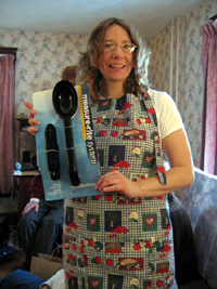 Alyce in apron (Click to enlarge)