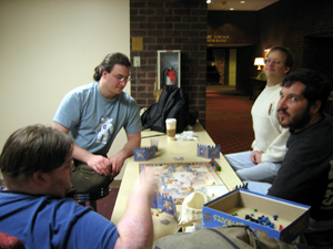 Gamers at ComCon (Click to enlarge)
