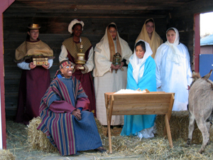 Nativity scene (Click to enlarge)