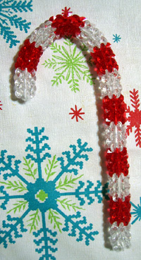 Candy cane ornament (Click to enlarge)