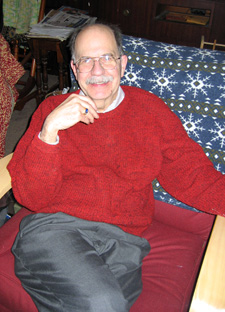 Dad in his Christmas sweater (Click to enlarge)