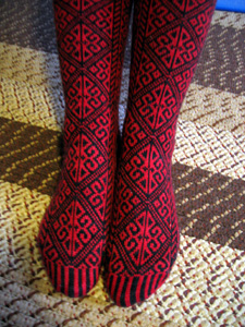 Knit Socks (Click to enlarge)