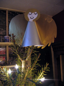 Mom's paper angel (Click to enlarge)
