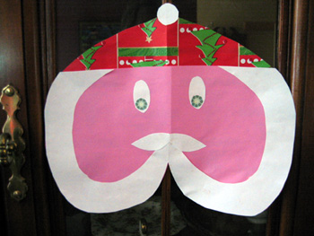 Paper Santa Claus (Click to enlarge)