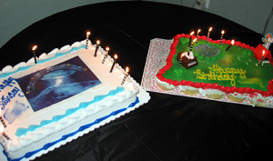 Birthday cakes (Click to enlarge)