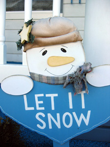 Let It Snow sign (click to enlarge)