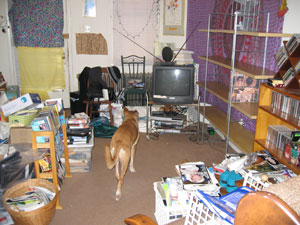 Front room during change (Click to enlarge)