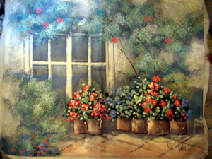 Garden painting (Click to enlarge)