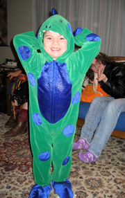 Godzilla costume (Click to enlarge)