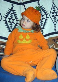 Pumpkin costume (Click to enlarge)
