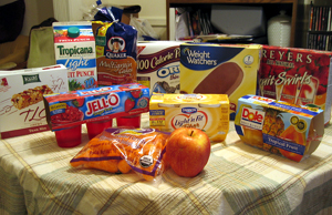 Healthy snacks (Click to enlarge)