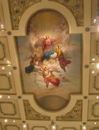 St. Ignatius Church ceiling (Click to enlarge)
