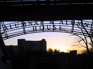 Alumni House sunset (Click to enlarge)
