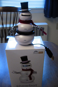 Robot snowman (Click to enlarge)