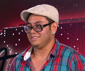 Andrew Garcia, auditioning for "American Idol"