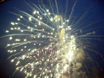 Fireworks in white (Click to enlarge)