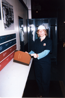 Alyce in Hershey uniform (Click to enlarge)