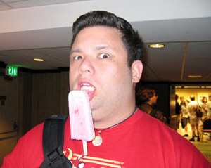 Hellbunny with popsicle face (Click to enlarge)