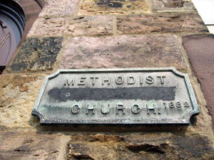 Methodist Church sign (Click to enlarge)