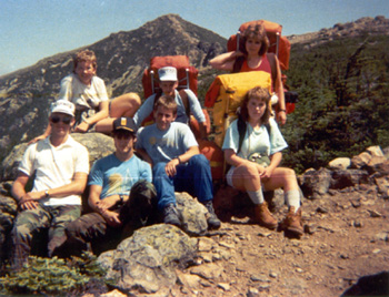 Alyce backpacking 1987 (Click to enlarge)