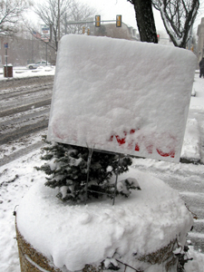 A sign obscured by snow (Click to enlarge)