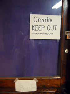 Charlie Keep Out (Click to enlarge)