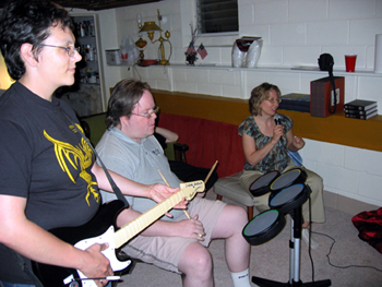 Rock Band, with me on vocals (Click to enlarge)
