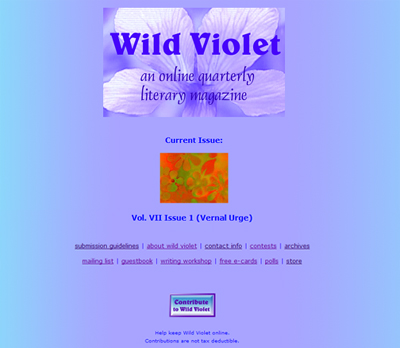 Wild Violet home page (Click to visit site)