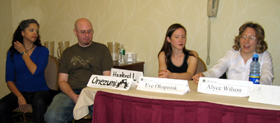 Dating panel at Philcon (Click to enlarge)