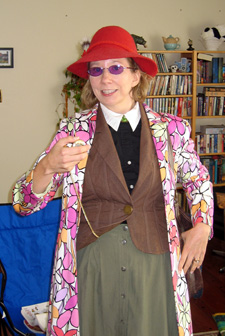 Alyce as a time traveler (Click to enlarge)