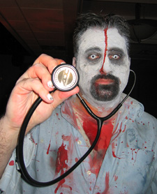 Zombie as a doctor (Click to enlarge)