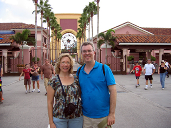 Alyce and The Gryphon at Universal Studios Orlando (Click to enlarge