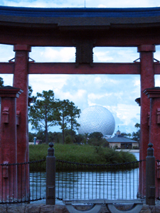 Japan gate at Epcot (Click to enlarge)
