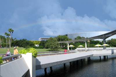Rainbow in Epcot (Click to enlarge)