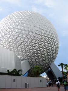Epcot geodesic sphere (Click to enlarge)