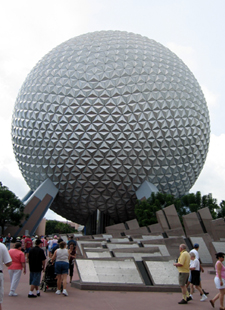 Epcot geodesic sphere (click to enlarge)