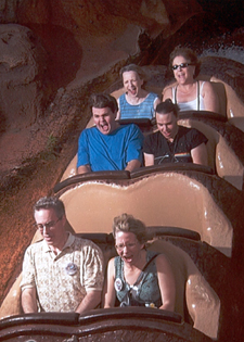 Alyce and The Gryphon on Splash Mountain (Click to enlarge)