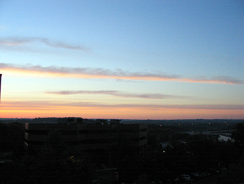 Sunrise from Doubletree (Click to enlarge)